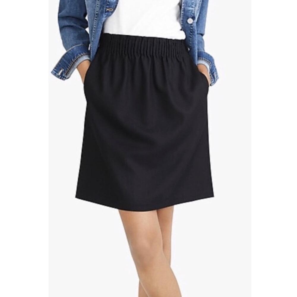 New J Crew Sidewalk Skirt in Black